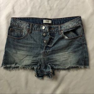 Denim jean shorts